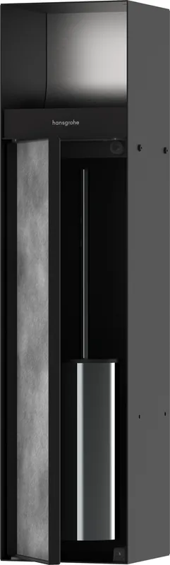 Prix Choc Niche murale porte-balai de toilette Hansgrohe XtraStoris Rock Noir mat